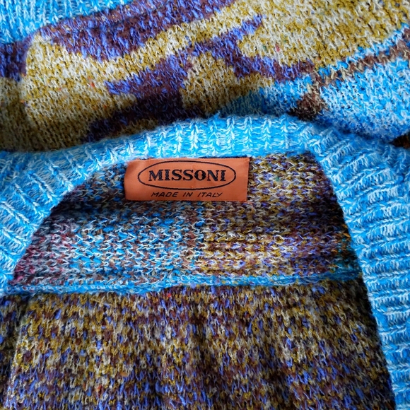 Vintage 70s 🎉HP🎉 Missoni Archival Giraffe Rainbow Oversized Cardigan M L - Picture 8 of 8